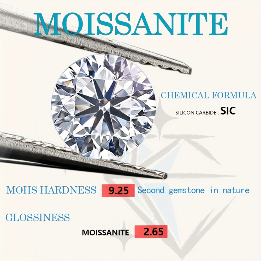 Moissanite Tennis Bracelet 925 Silver GRA Certified Unisex Jewelry
