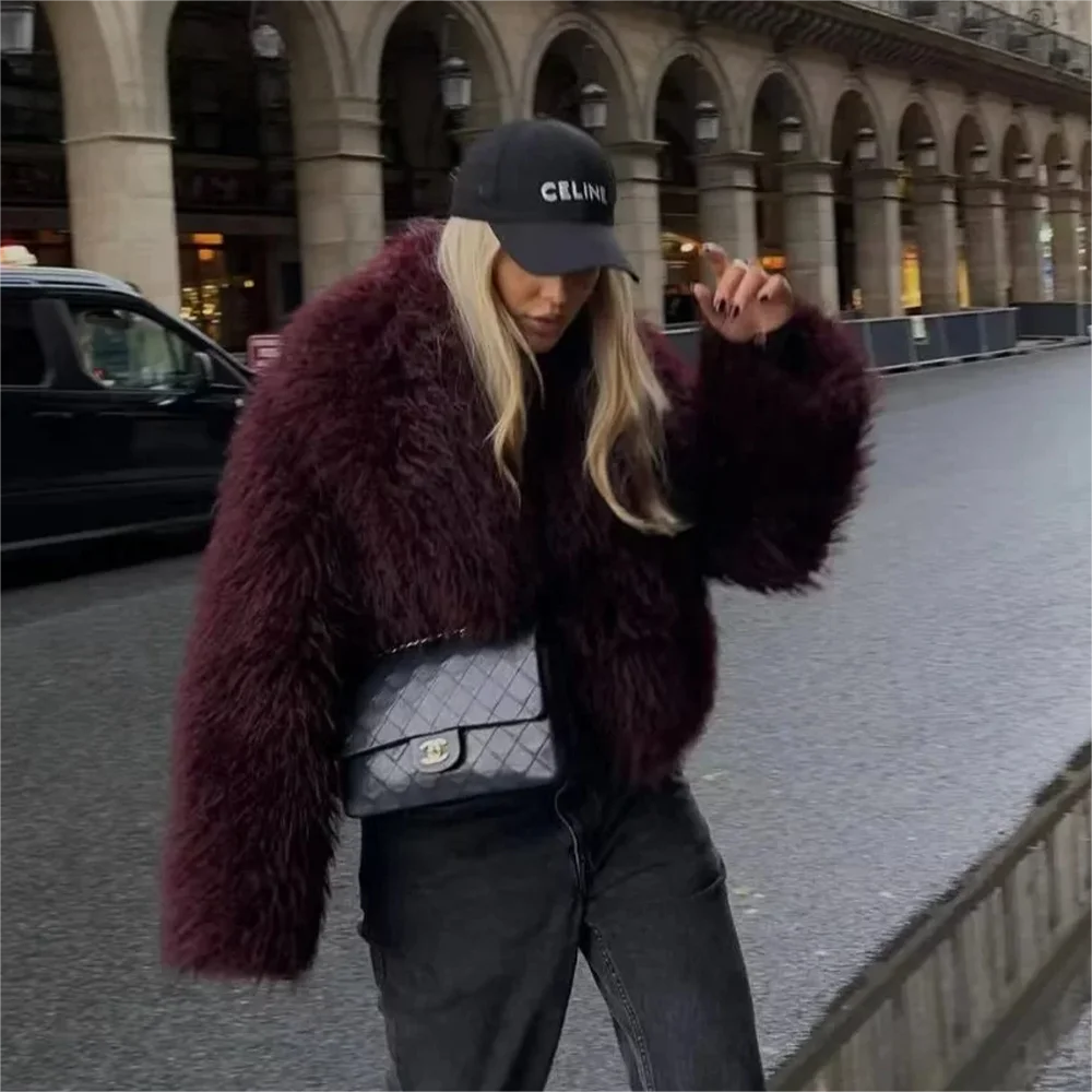 KONDALA Faux Fur Jacket
