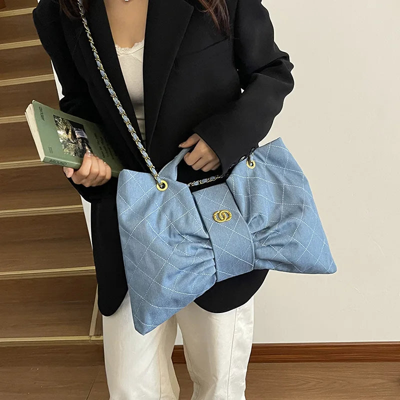 Luxury Bow Shoulder Bag