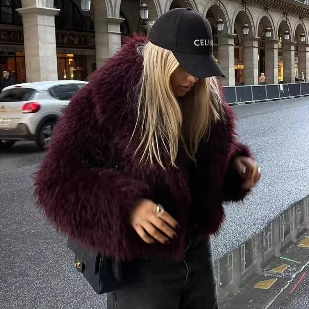KONDALA Faux Fur Jacket
