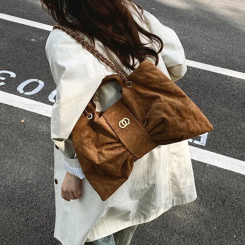 Luxury Bow Shoulder Bag