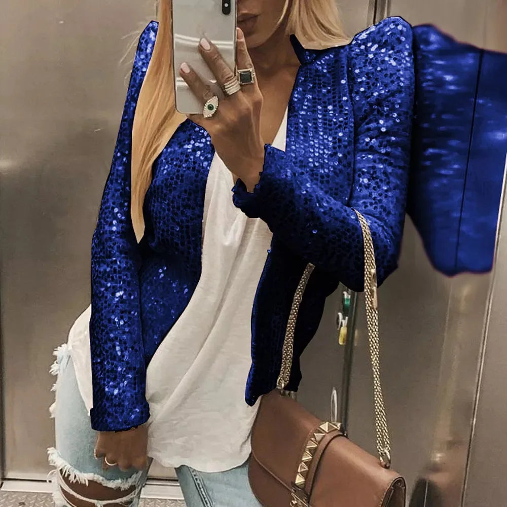 Sequin Casual Fashion Cardigan