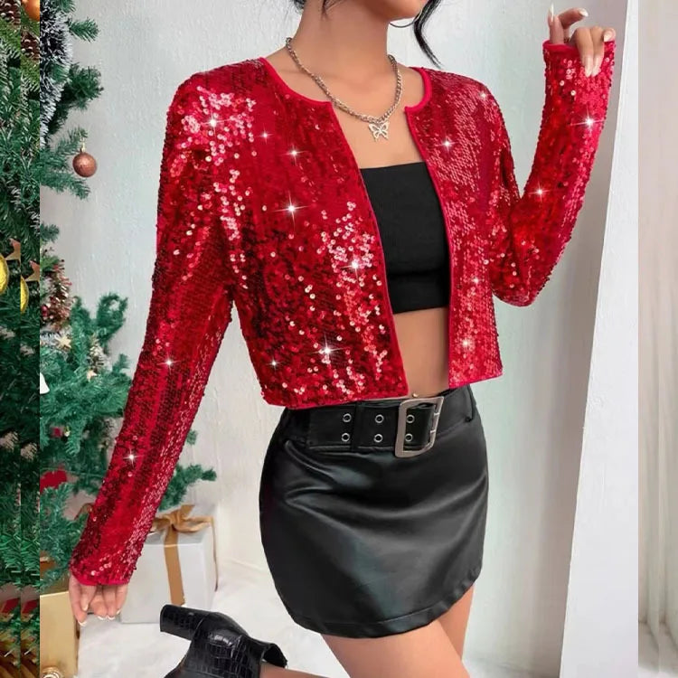 Sequined Stage Top Jacket