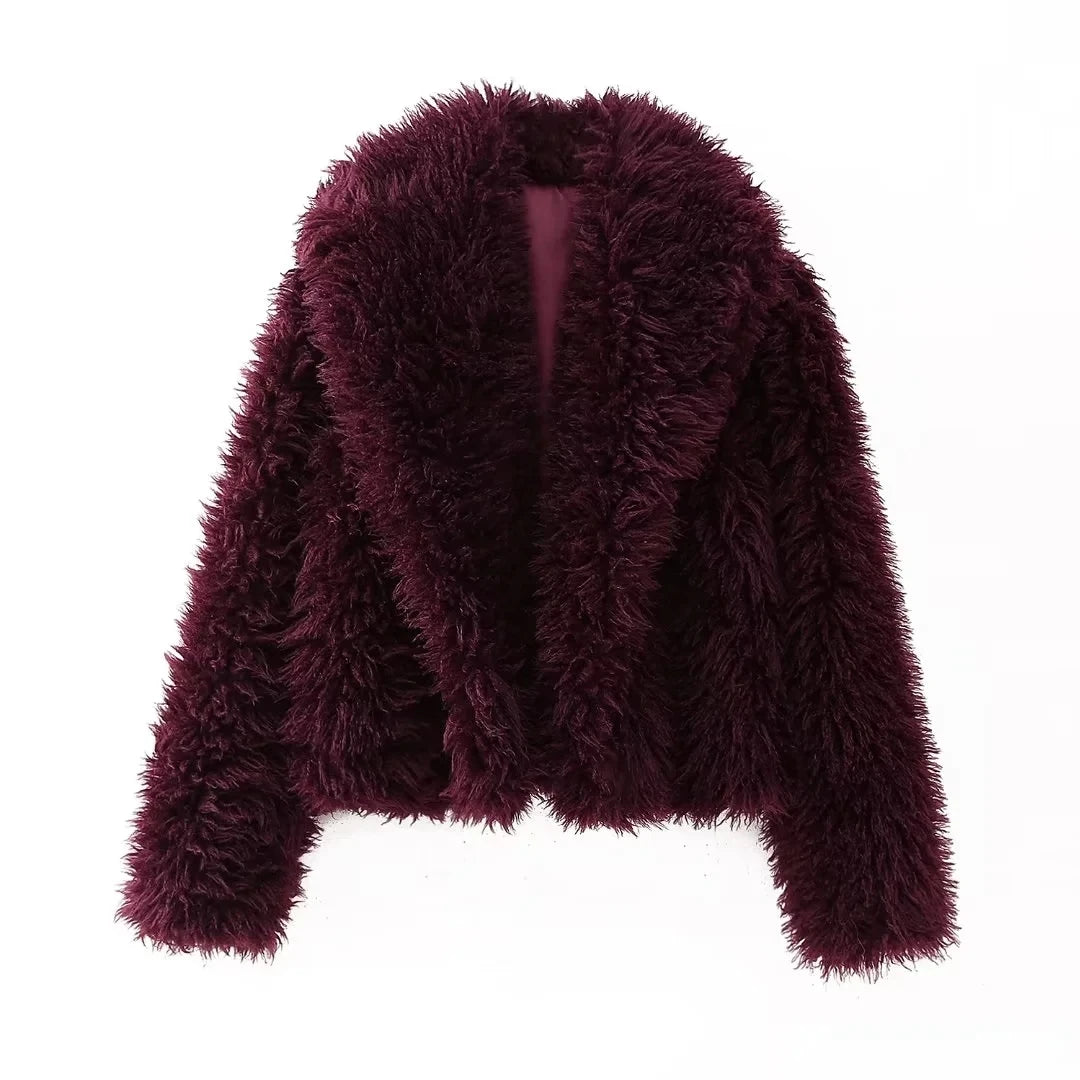KONDALA Faux Fur Jacket