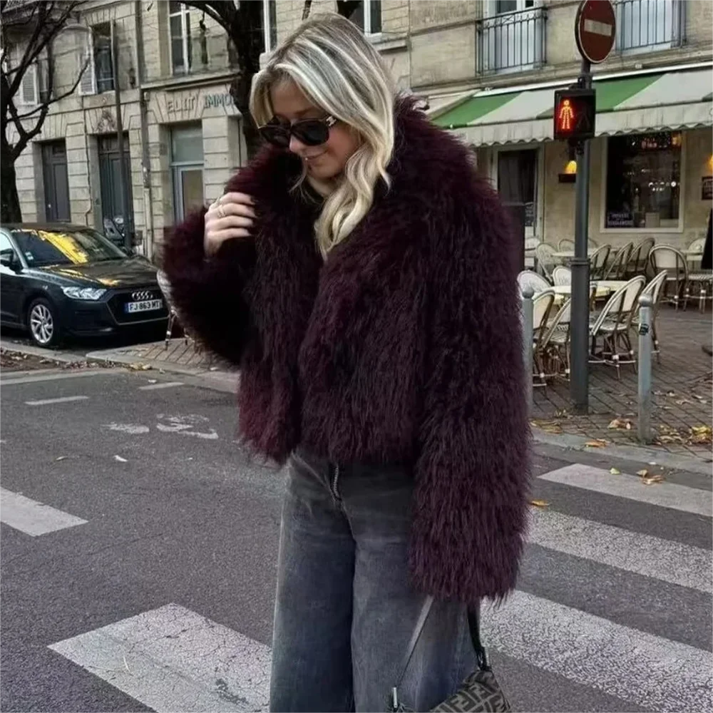 KONDALA Faux Fur Jacket