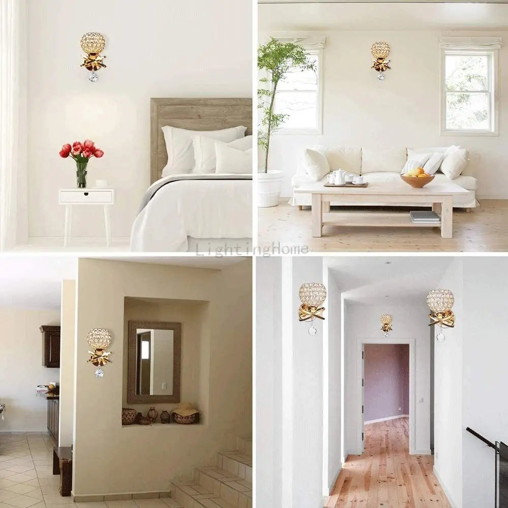 Crystal Wall Lamp Sconce