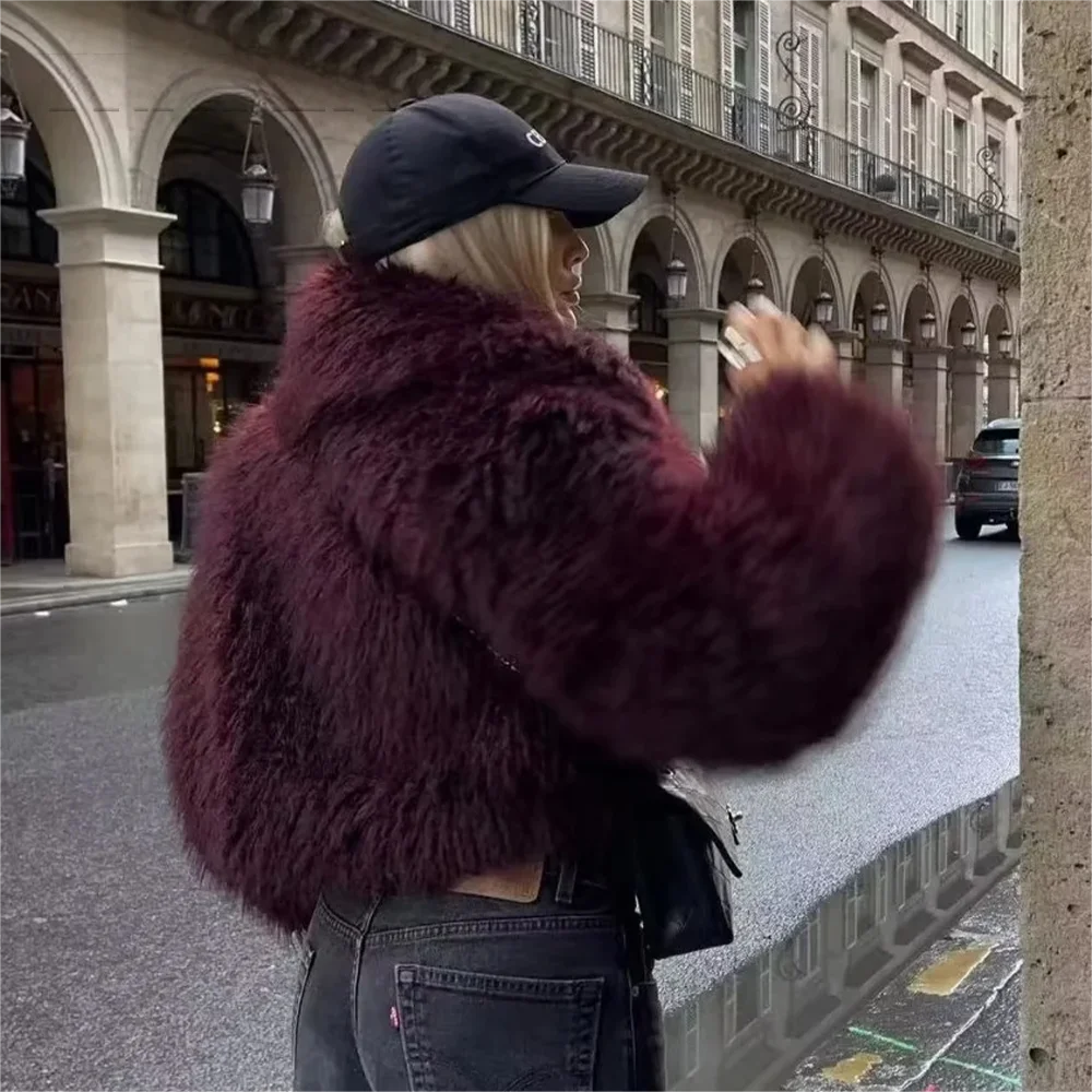 KONDALA Faux Fur Jacket